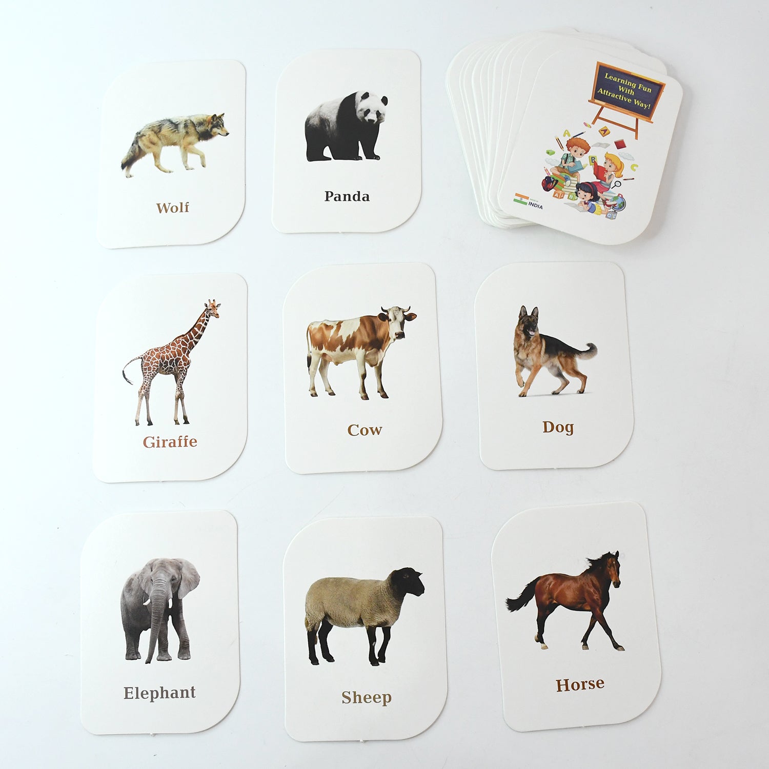 Kidkraft 32-piece Animal Flash Cards Set Kidkraft 32-piece Animal Flash Cards Set